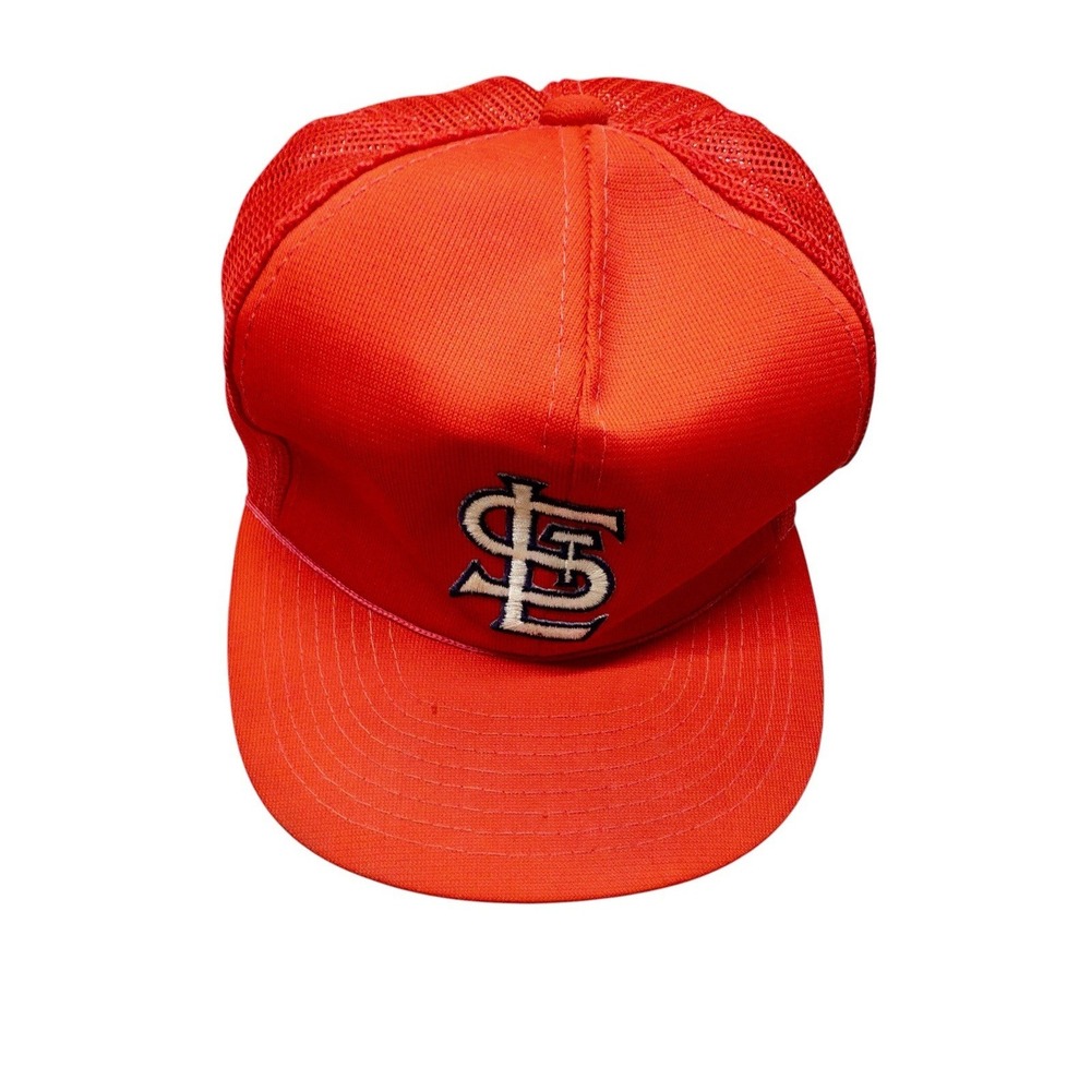 Vtg Sports Specialties St. Louis Cardinals Snapback Trucker Hat Cap MLB